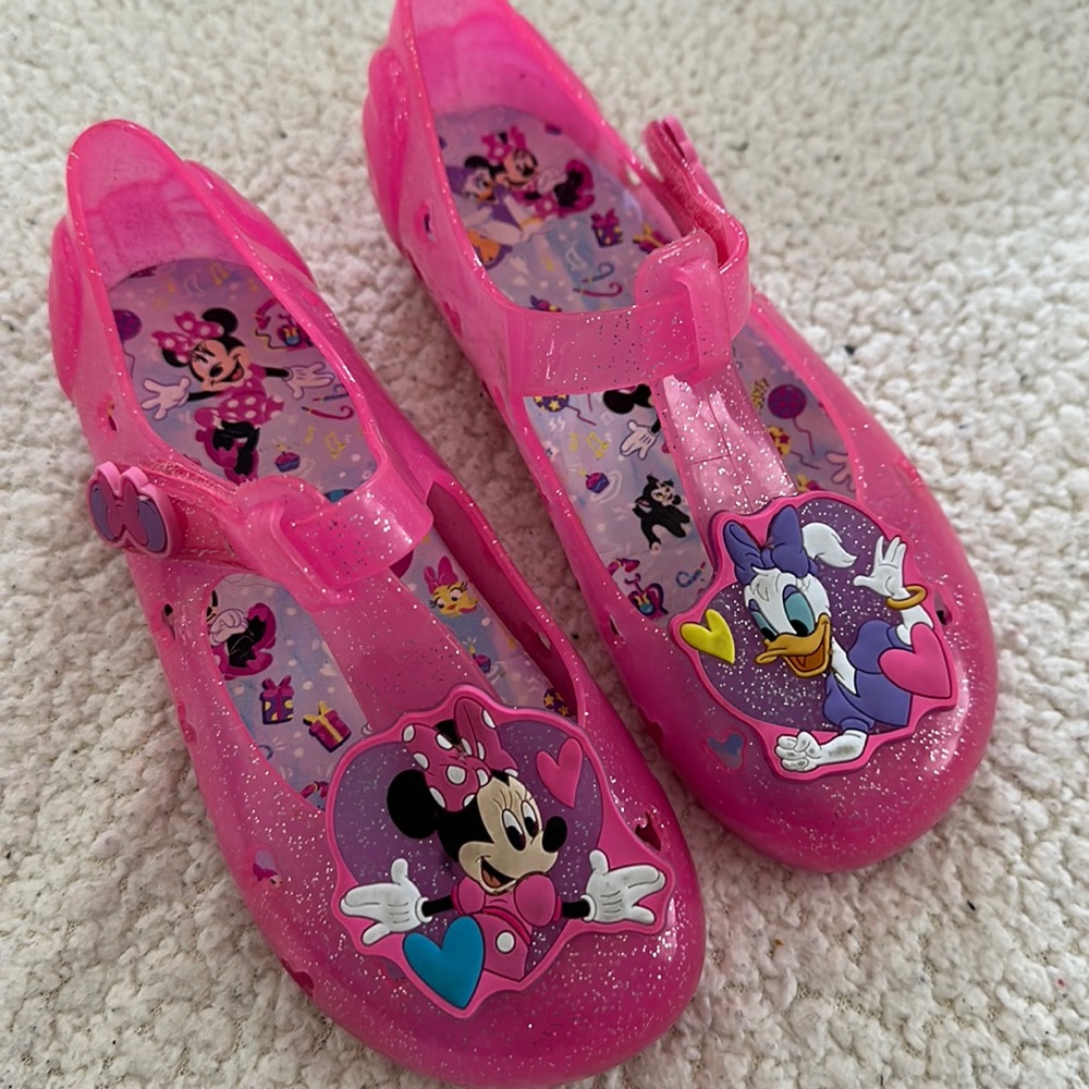 Disney Glitter Jelly Sandals